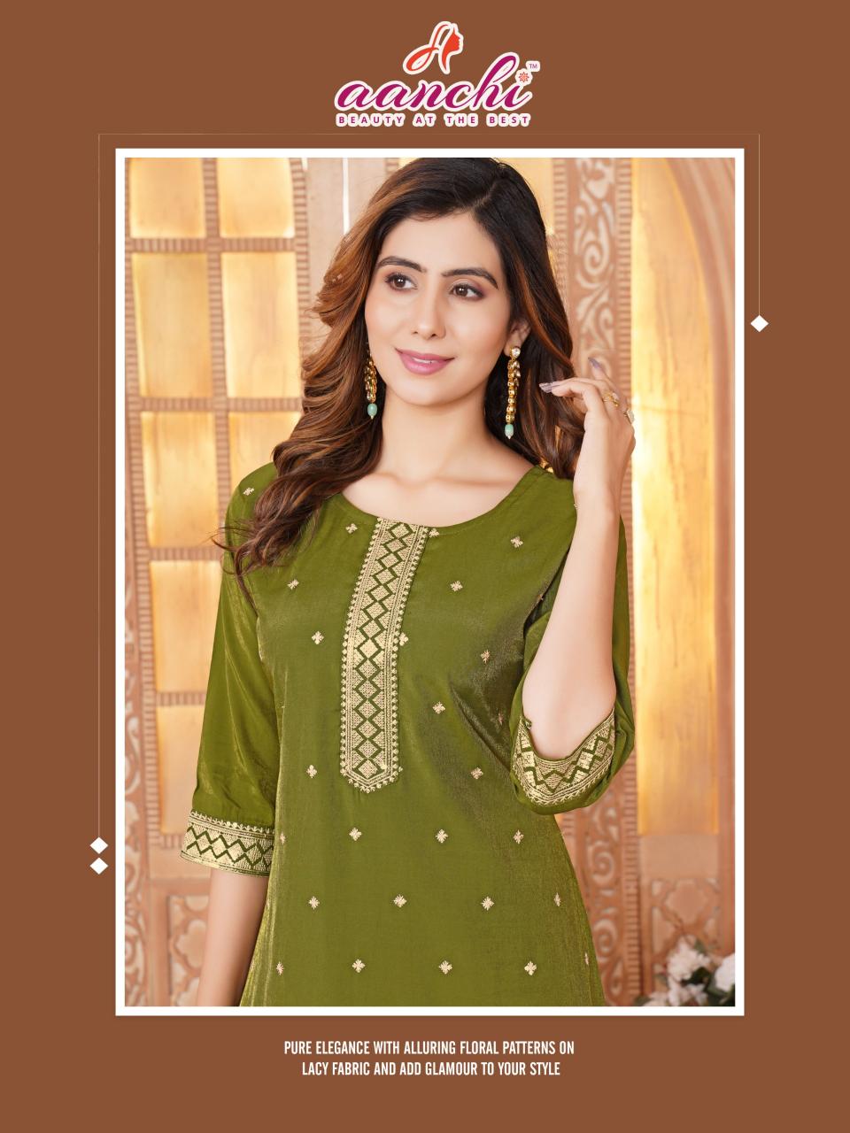Aanchi Lux catalog buy pakistani kurtis online india