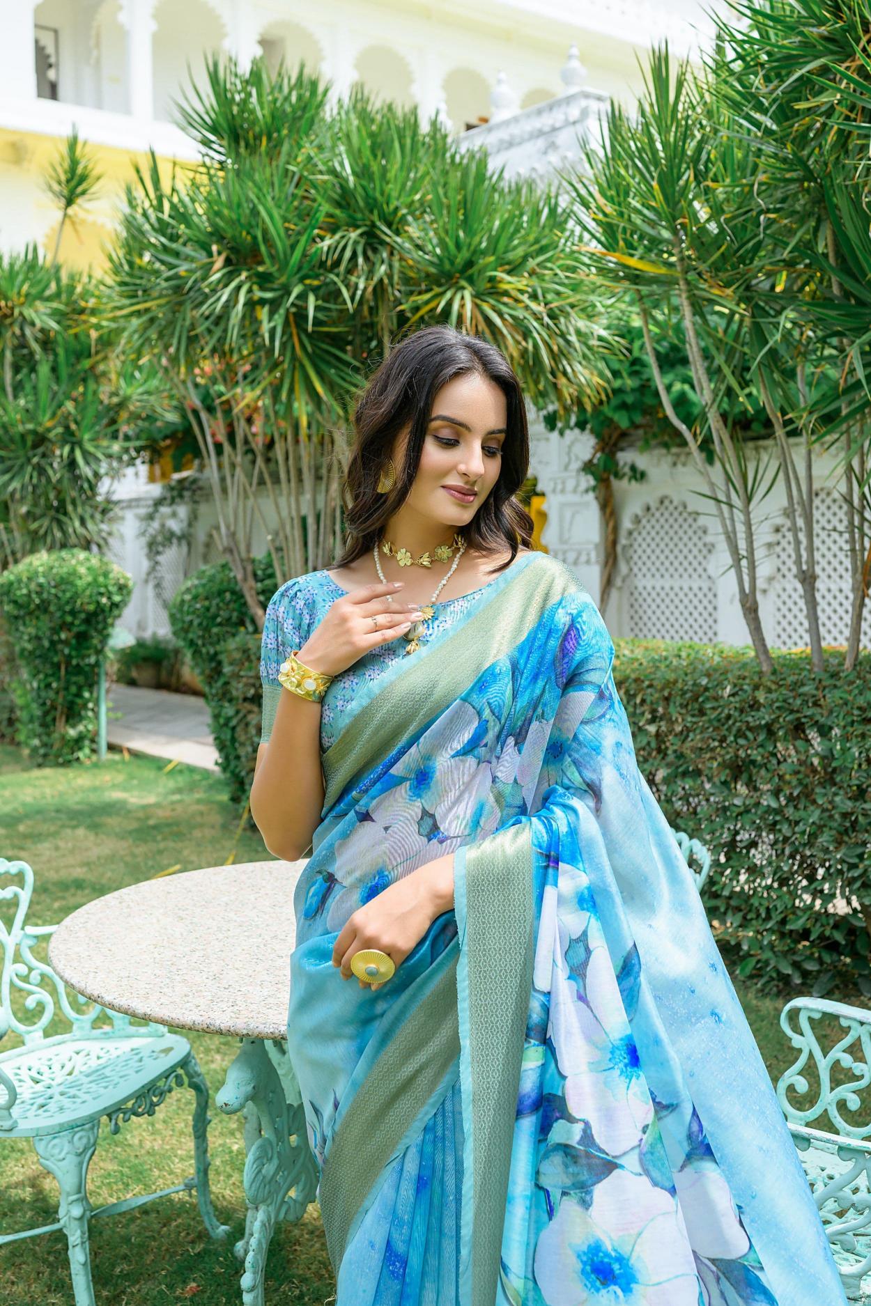 Dazira Soft Linen Cotton catalog india culture saree