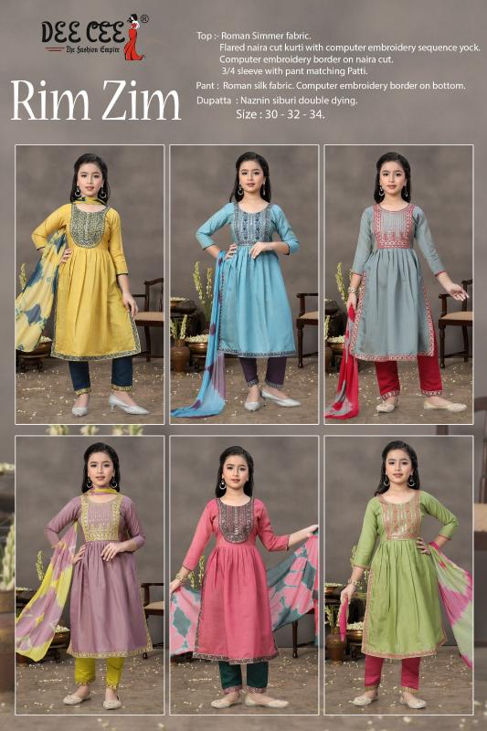 Deecee Rim Zim catalog designer kurtis top brands in india