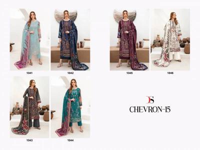 Deepsy Chevron 15 catalog Chiffon Dupatta stylish pakistani designer suit