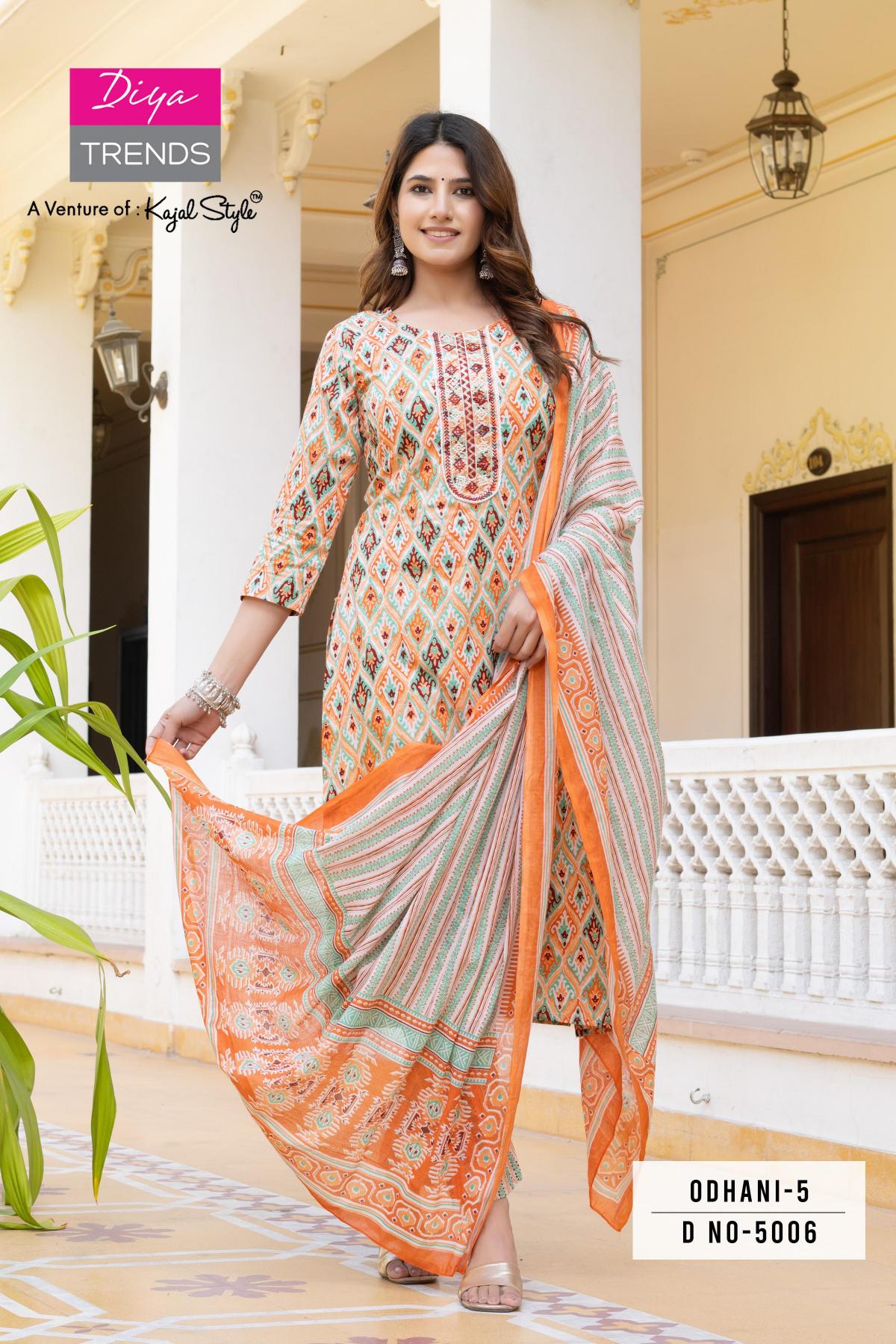 Diya Odhani Vol 5 (2) Catalog club factory kurtis india