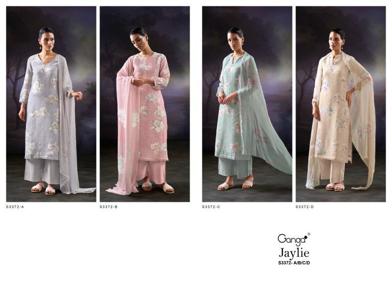 Ganga Jaylie 3372 catalog indian salwar kameez wholesale uk