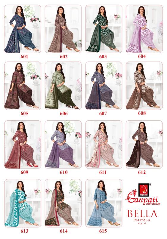 Ganpati Bella Vol-6 – Readymade Patiyala Suit - Wholesale Catalog