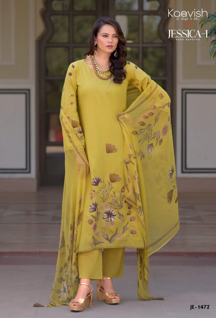 Kaavish Jesscia Vol 1 catalog unstitched salwar kameez wholesalers
