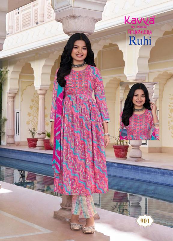 Kavya Ruhi Vol 9 catalog low price kids kurtis online india rush