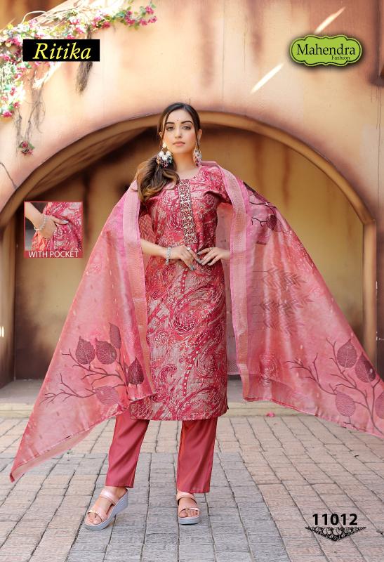 Mahendra Ritika Vol 2 catalog designer kurti suppliers in india