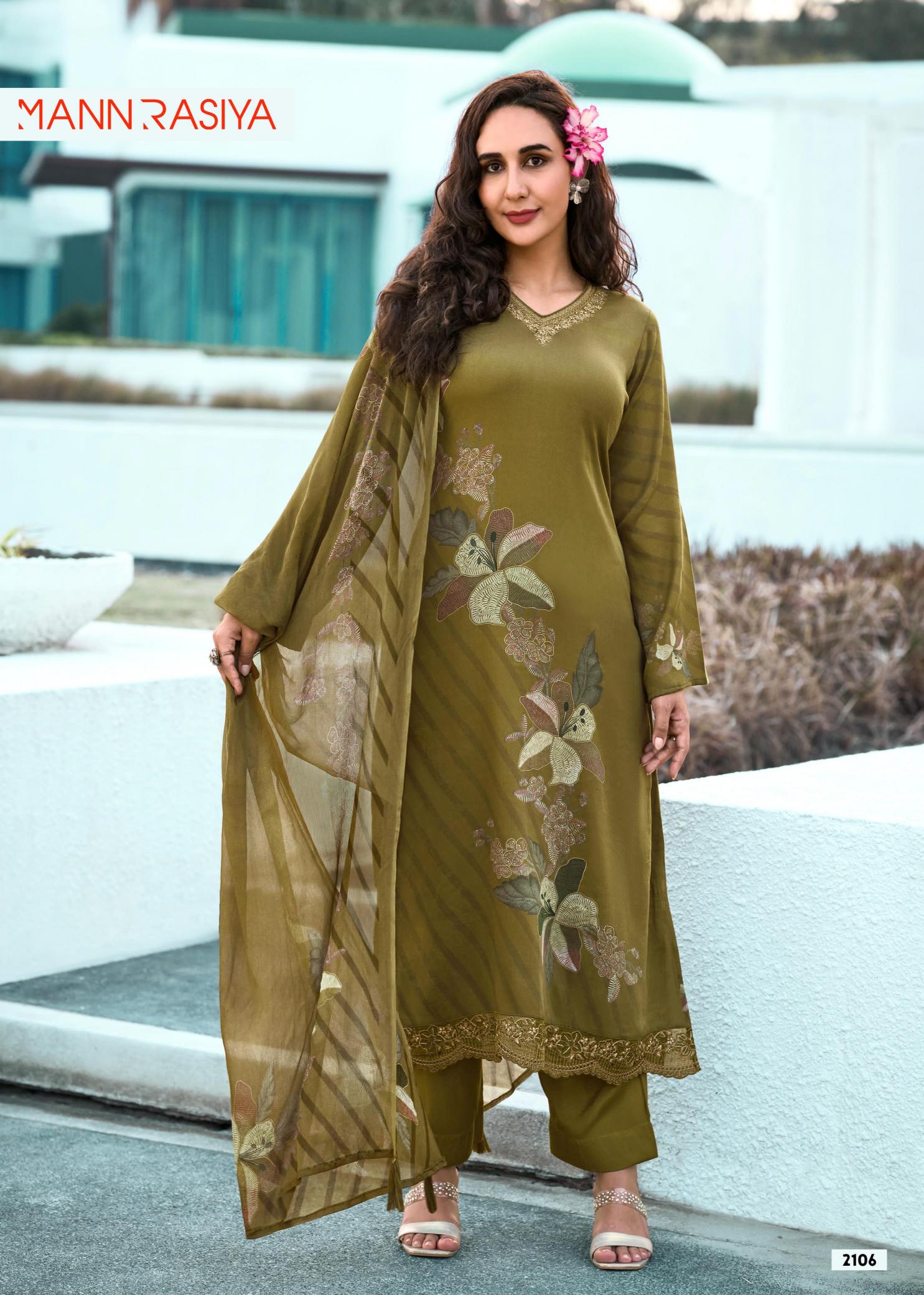 Mannrasiya Kavish Catalog wholesale dress material high quality