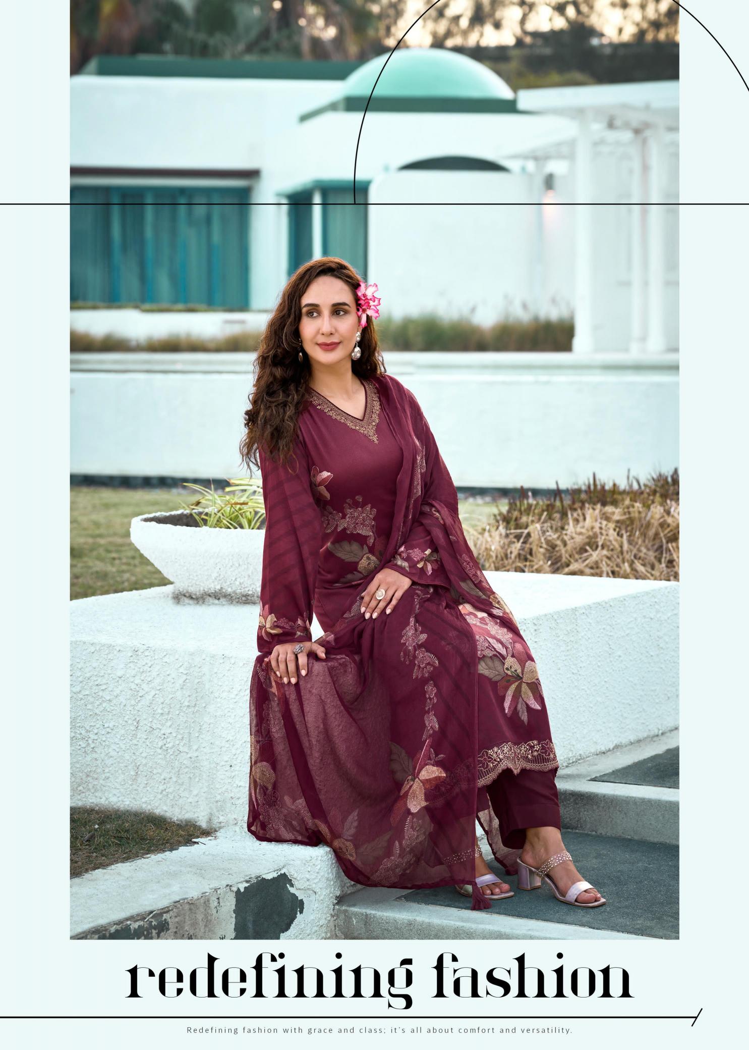 Mannrasiya Kavish Catalog wholesale dress material high quality