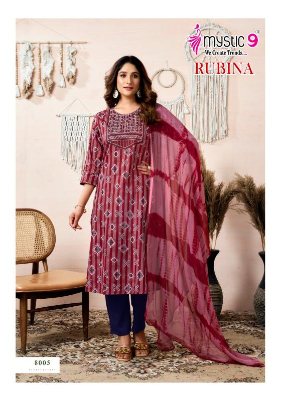 Mystic 9 Rubina Vol 8 Catalog dfab india kurtis