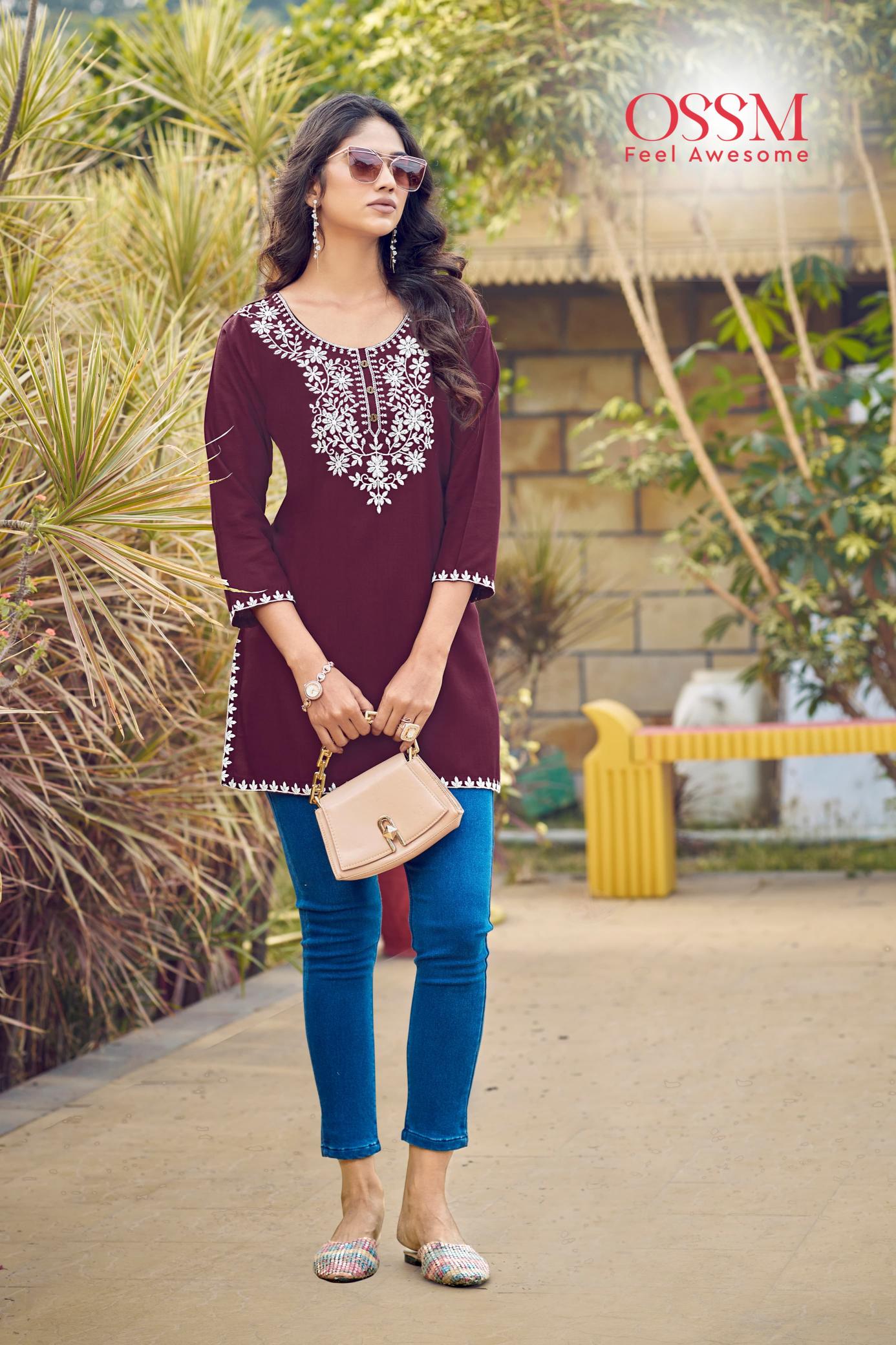 Ossm Nora Vol 6 catalog short kurtis fab india