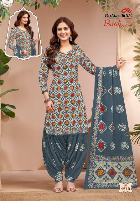 Patidar Batik Special Vol-15 – Dress Material - Wholesale Catalog