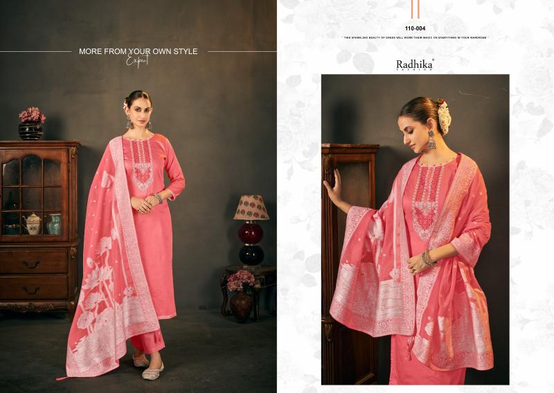 Radhika Azara Cycle Vol 4 catalog reya cotton dress materials wholesale