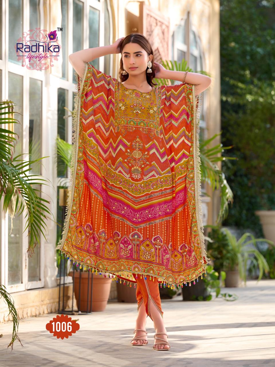Radhika Lifestyle Noor vol 1 catalog buy kaftan kurti online india