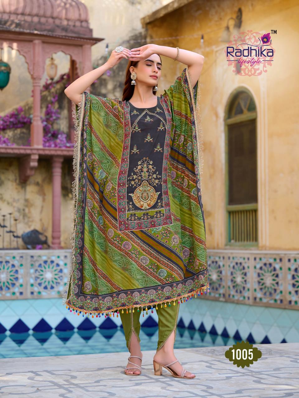 Radhika Lifestyle Noor vol 1 catalog buy kaftan kurti online india