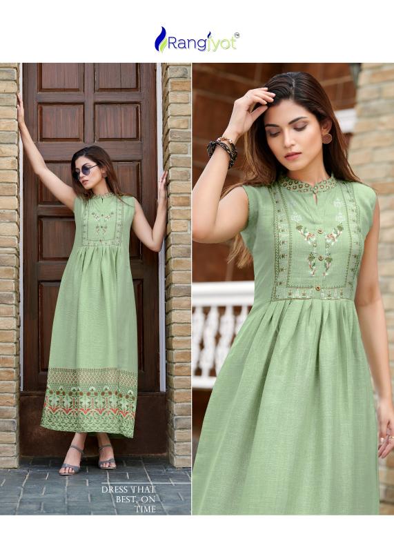 Rangjyot Charvi Vol 2 catalog maxi dress for women