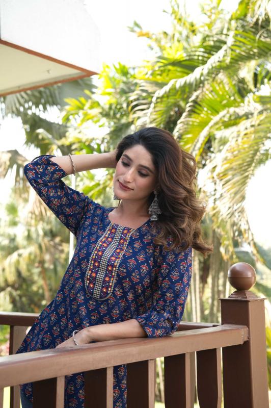 Rangmaya Eshani Catalog india kurti tops banner