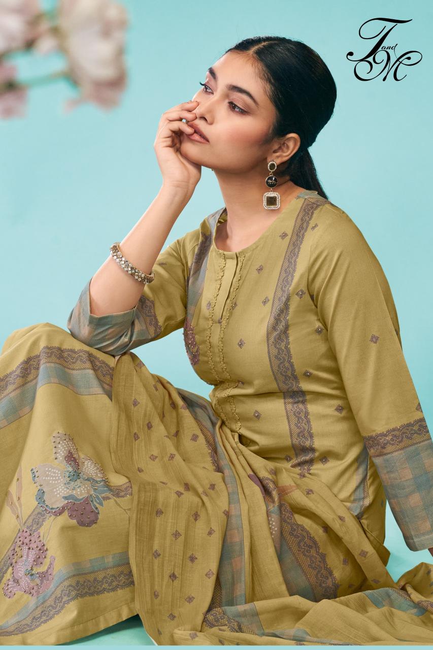 T&M Amrit catalog salwar kameez fabric wholesale