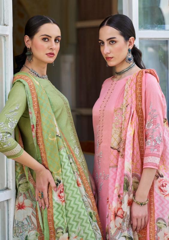 The Hermitage Shop Shamiana Catalog dress material wholesale jetpur gujarat