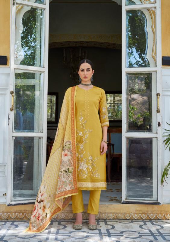 The Hermitage Shop Shamiana Catalog dress material wholesale jetpur gujarat