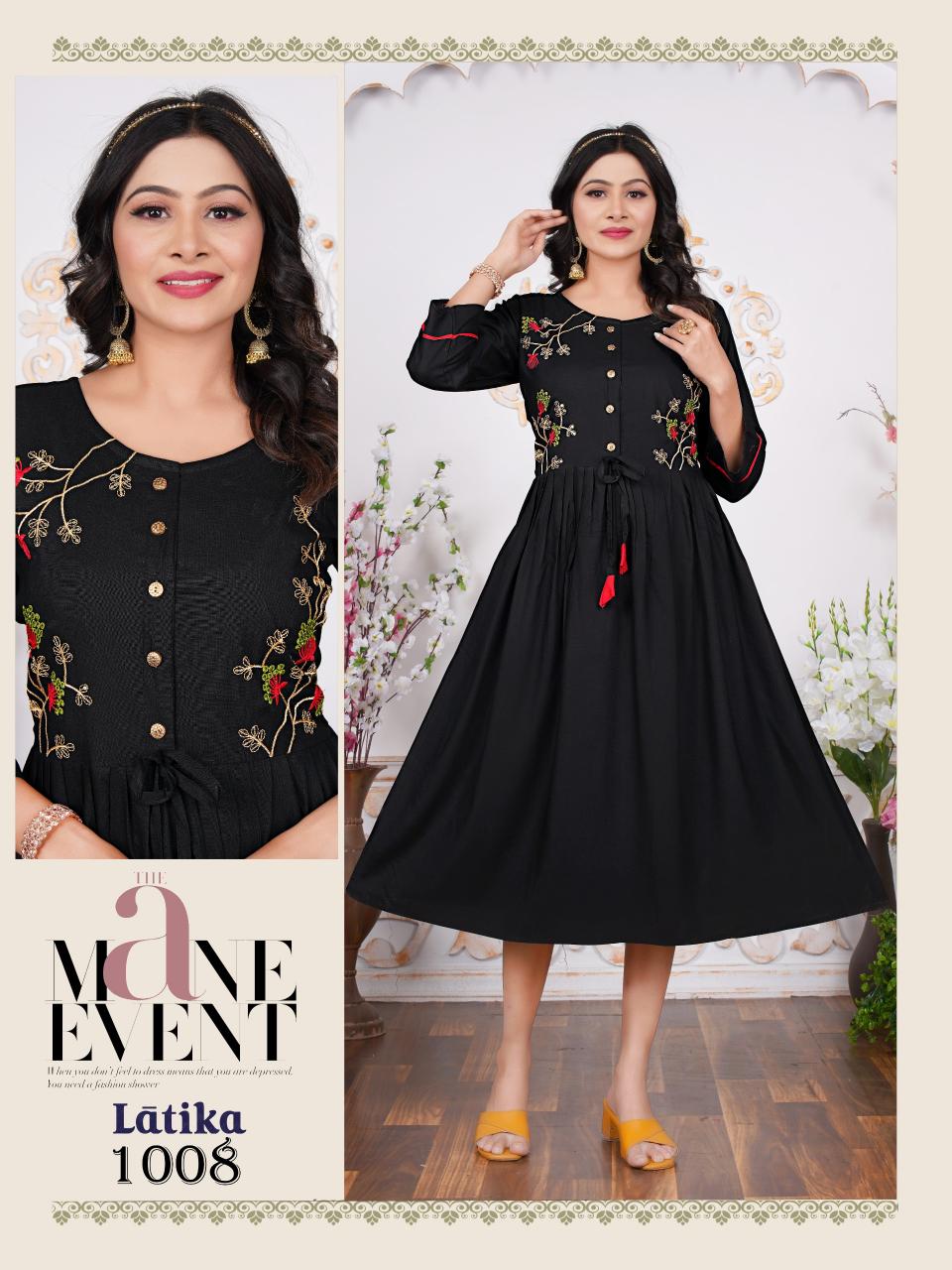 Trendy Latika catalog sales agent in india for ladies kurti