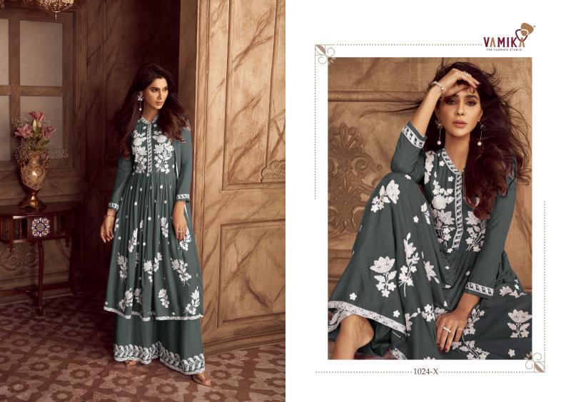 Vamika Lakhnavi Vol 4 Hit Color (D.NO.1024V To 1024Z) catalog best kurti designer in india