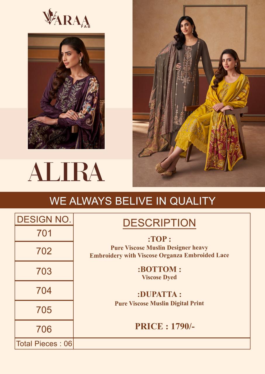 Varaa Fab Alira Catalog wholesale dealers of salwar kameez in bangalore