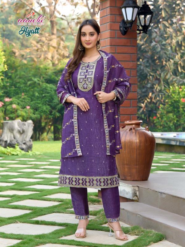 Aanchi Hyatt catalog kurtis online shopping india