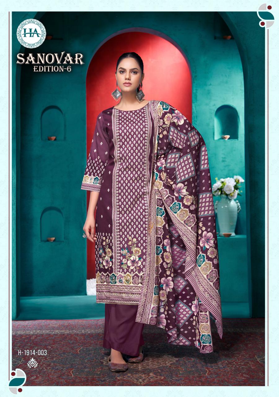 Alok Sanovar Vol 6 wholesale dress material distributors