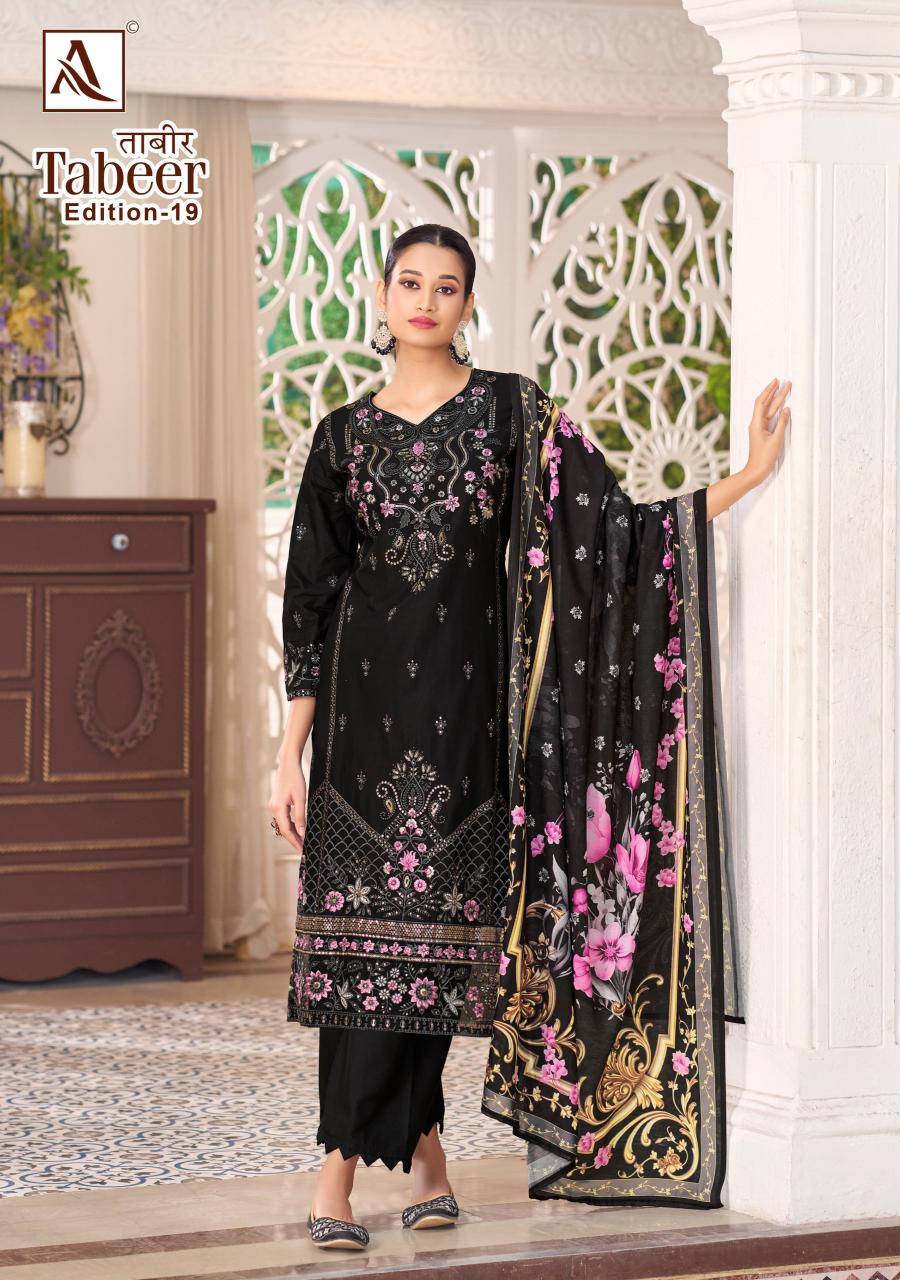 Alok Tabeer Vol 19 catalog buy dress materials wholesale