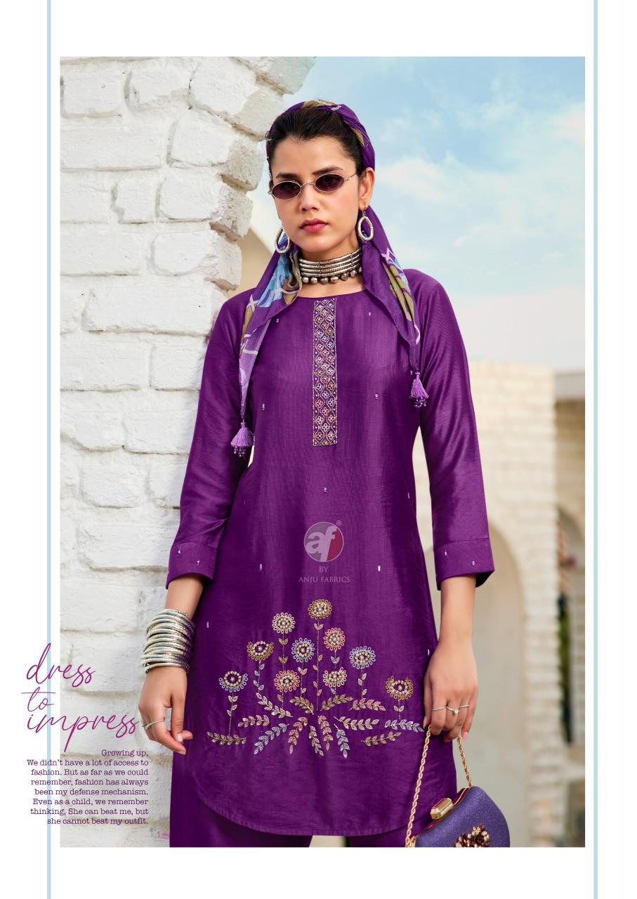 Anju Fabrics Fusion vol 5 catalog co ord wholesale