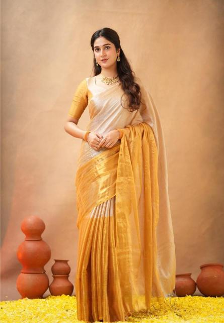 Blousewala Tissue cotton Half Catalog buy half saree online in india