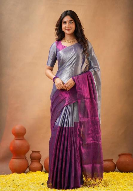 Blousewala Tissue cotton Half Catalog buy half saree online in india