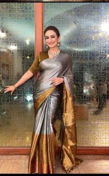Blousewala Tissue cotton Half Catalog buy half saree online in india