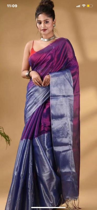 Blousewala Tissue cotton Half Catalog buy half saree online in india