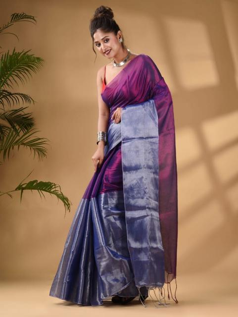 Blousewala Tissue cotton Half Catalog buy half saree online in india