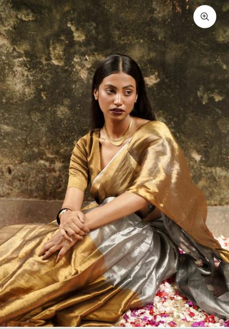 Blousewala Tissue cotton Half Catalog buy half saree online in india