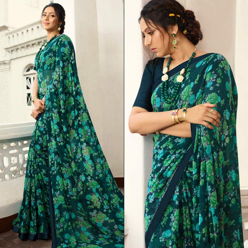 Dazira Georgette Silk catalog india saree online
