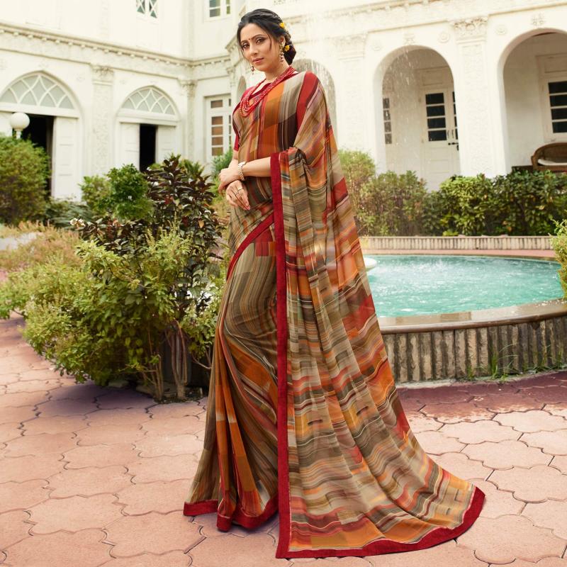 Dazira Georgette Silk catalog india saree online