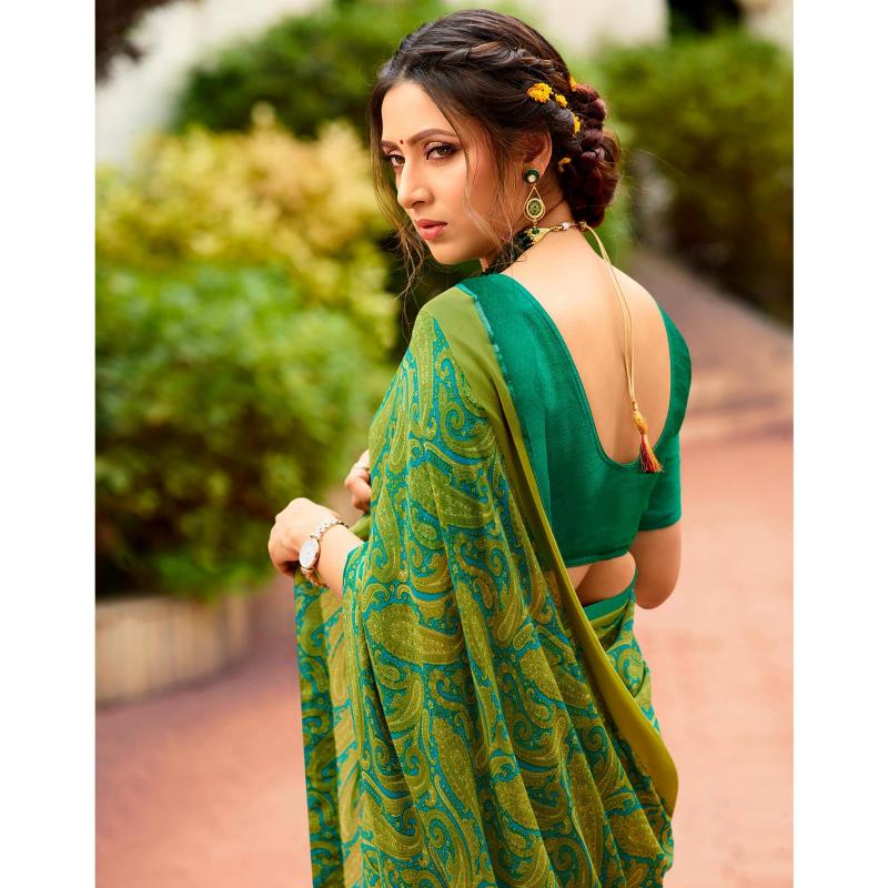 Dazira Georgette Silk catalog india saree online