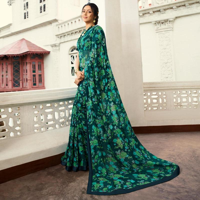 Dazira Georgette Silk catalog india saree online