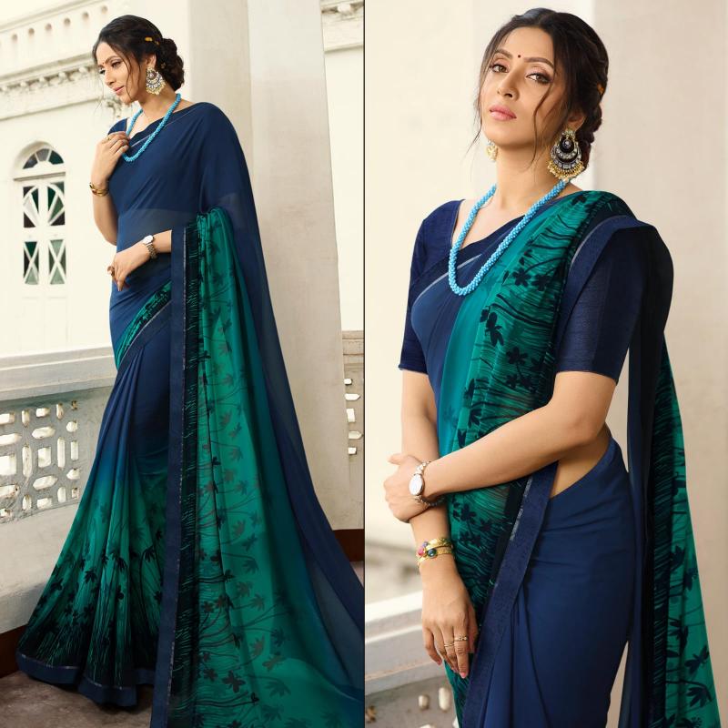 Dazira Georgette Silk catalog india saree online