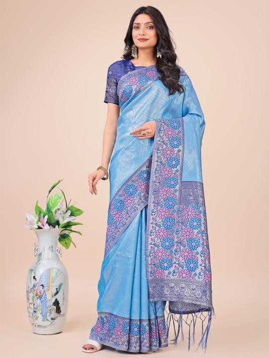 Dazira Plazzo Silk catalog saree fashion show india