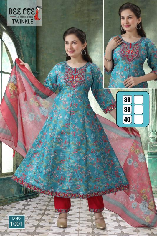 Deecee Twinkle catalog online long kurti india
