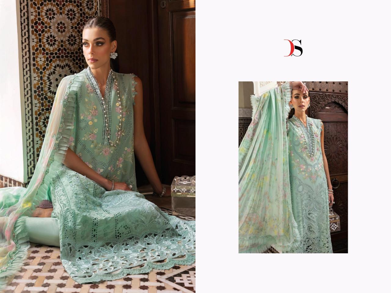 Deepsy Maria B Voyage Lawn 25 catalog Cotton Dupatta pakistani wedding suits in london