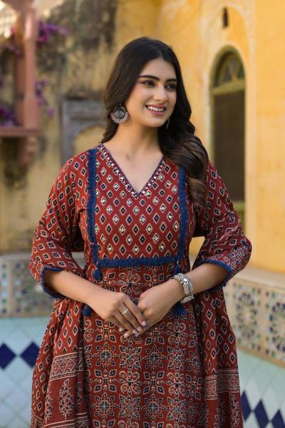 Felocity Tanyaa P 190 Catalog anarkali kurtis online shopping low price in india