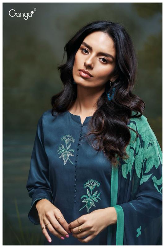 Ganga Asriel 3391 catalog cotton salwar kameez wholesaler