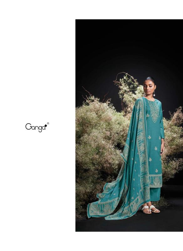 Ganga Enzi catalog wholesale unstitched salwar kameez suppliers