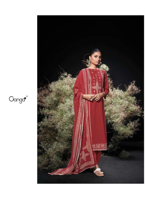 Ganga Enzi catalog wholesale unstitched salwar kameez suppliers