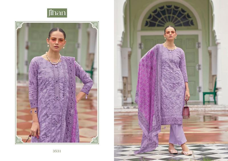 Jihan Bin Saeed Lawn Collection Vol 15 catalog unstitched suits pakistani
