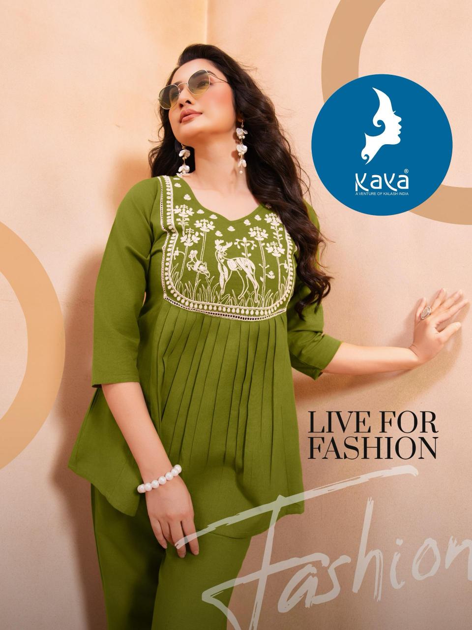 Kaya Jinal Catalog coord set for women wholesale